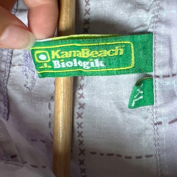 Kanabeach Biologik XL Button Down Gray Dotted - Picture 3 of 5